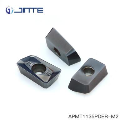 China PVD Coating Carbide Insert Milling Cutters High Precision / Polishing APMT1135PDER - M2 for sale