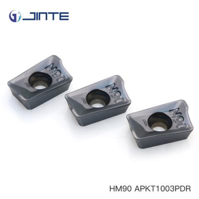 China Precision Carbide Milling Inserts , APKT1003PDR Tungsten Carbide Inserts for sale