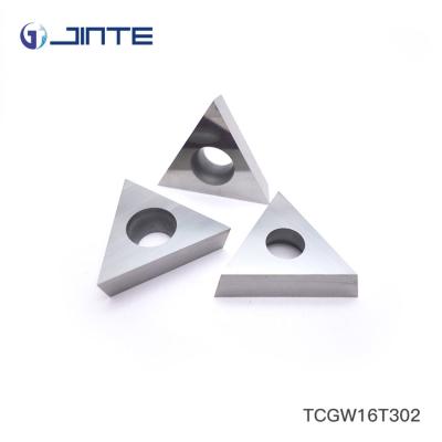 China PCD CBN Carbide Insert Blanks , TCGW16T302 Cemented Carbide Insert Base for sale