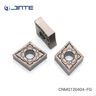 China Uncoated Cermet Inserts , Metal Ceramic Composite Inserts CNMG120404-FG for sale