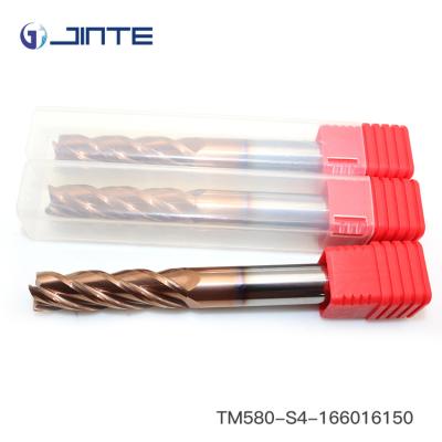 China ISO 4 Flute 16mm Tungsten Carbide End Mill Milling Cutter For Stainless Steel for sale