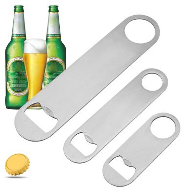 China Wholesale Cheap Stocked Stainless Steel Metal Beer Bottle Opener for sale