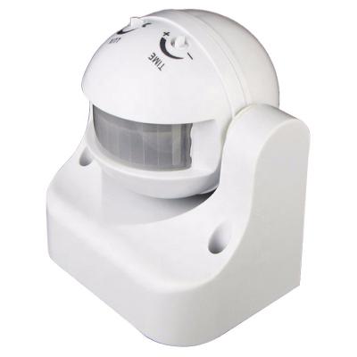 China Auto on/off switch for IP44 Lightweight IP44 Security 180 Degree Outdoor PIR Infrared Motion Sensor Detector Motion Switch for sale