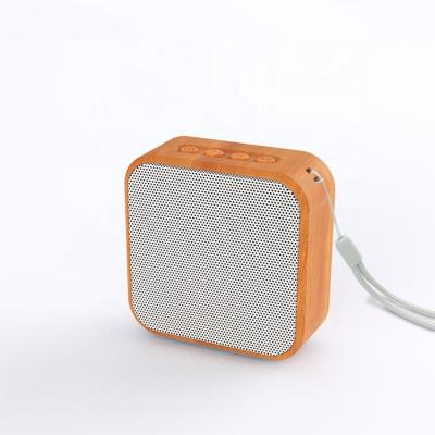 China A60 A70 Wireless Bamboo Wooden Mini Speakers Hands Free Portable Bluetooth Speaker with TF MIC USB Card Audio Music Player for sale