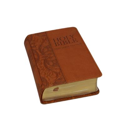 China Eco Friendly OEM Foil King James Version Of The Bible Embossing Printing Factory for sale