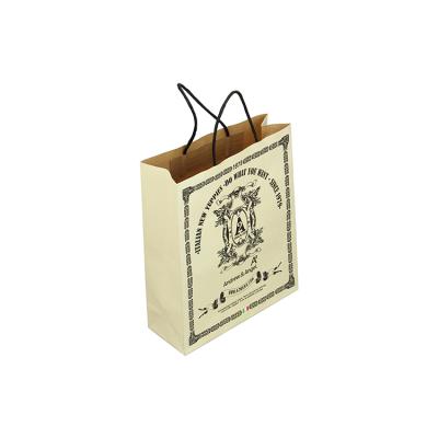 China Handmade Custom Logo Printed New Style Kraft Paper Bag With Handle for sale