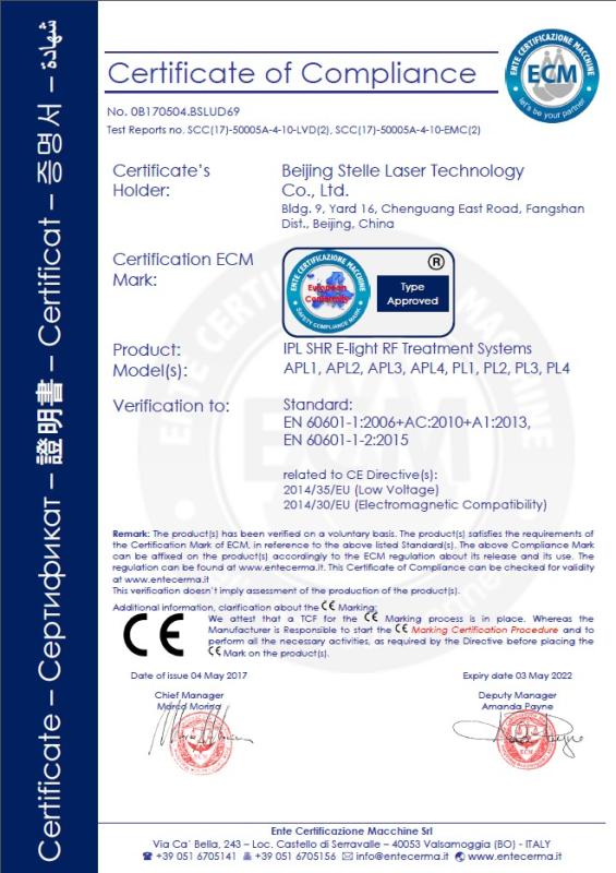 CE - Beijing Stelle Laser Technology Co., Ltd.