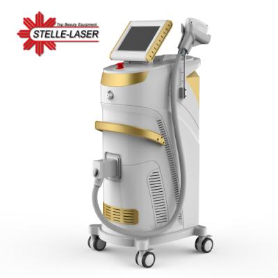 China Hair Removal Soprano Ice Hair Removal Machine 1064nm 808nm 755nm Alex Black Diode Laser Machine for sale