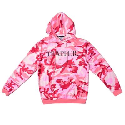 China Custom Logo Men's Essential Anti-Shrink Bulk Mens 100% Polyester Sublimation Pullover 100% Oversized Camouflage Hoodies for sale