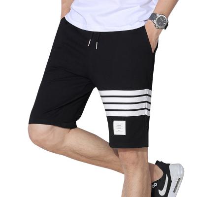 China 2021 Latest Style Summer Cotton Anti-Wrinkle Custom Printing Logo Printing Men's Beach Breathable 100% Casual Shorts For Men for sale