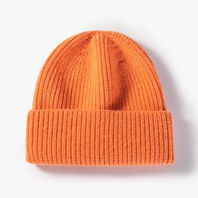 China Wholesale Unisex Hip Hop Knitted Beanie Hats Women\`s Winter Soft\Comfortable Autumn Mens Empty Windproof Stock Hats for sale