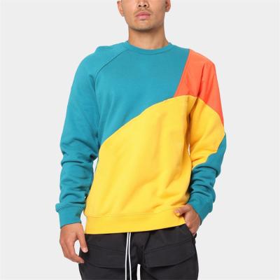 China Anti-wrinkle fashion design custom your brand sweater logo multicolor loose printed crewneck sweatshirts for men for sale