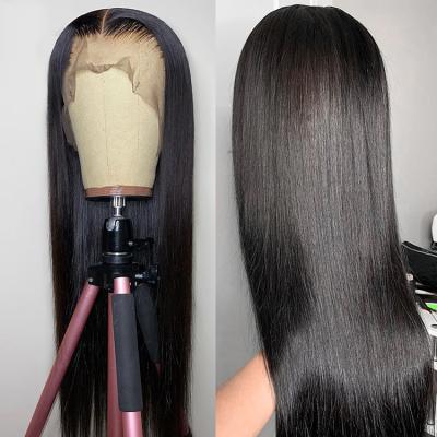 China Wholesale Deep Wave Raw Virgin Cambodian Wigs 28-40 Inches Bone Straight Human Virgin Hair Wig for sale