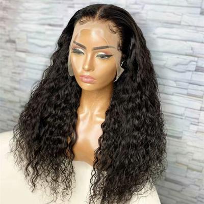 China Best Deep Wave Hair Wigs Lace Front Human Hair Wigs 13X6 Raw Remy Pre Plucked Lace Frontal Human Hair Wigs for sale