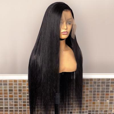 China Wholesale Raw Silk Bone Lace Front Human Hair Wigs Body Wave Straight Virgin Hair Wig 13X6 13X4 for sale