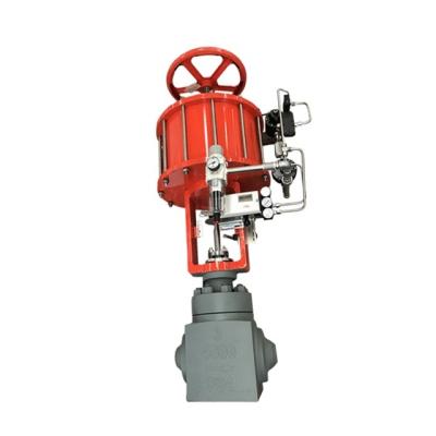 China Pneumatic Power Plant Water Level Flow Boiler Feedpump Recirculation Control Valve Controller with Delan Plunger Actuator for sale