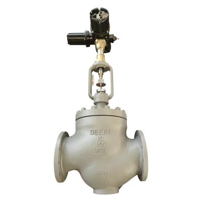 China Power Station Chinese Electric Operated 10 Inch Low Pressure Control Valve for sale