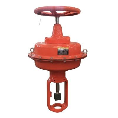 China Stroke Gate Valve Pneumatic Right Handwheel Upper Air To Open Diaphragm Pneumatic Actuator for sale