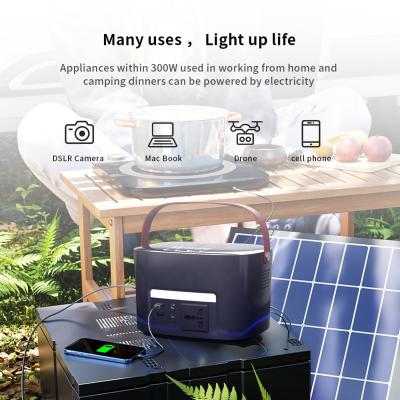 China Wireless Charging Kt 300w Portable Power Station Portable 550wh Power Stations Power Station Lifepo4 R Bank Generator For Home Outdoor Camping for sale