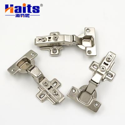 China Haits Modern One Way 35mm Hinge Half Overlay Removable Soft Closing Kitchen Door Cabinet Hinge for sale