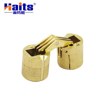 China Modern American Door Hinges For Sideboard Brass Door Hinge 90 Degree Concealed Hinge Furniture Hardware for sale