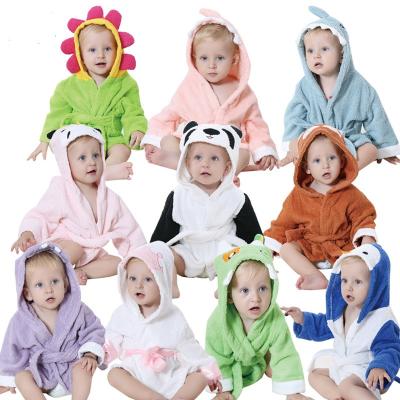 China Fashion Breathable Animal Baby Bathrobe Baby Bath Towel Hooded Bathrobe for sale