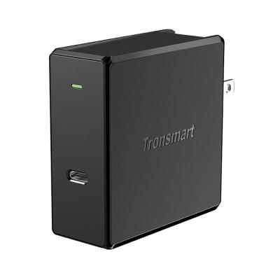 China Original 60W Tronsmart WCP02 USB C Mobile Phone Wall Charger With 3.0 Power Delivery For Mac for sale