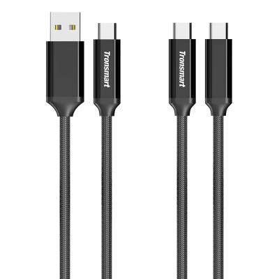 China Original Cell Phone Tronsmart CPP7 Powerlink Braided Charging Nylon USB C 2.0 Syncing Cable 3.3 Feet 2 Packs for sale