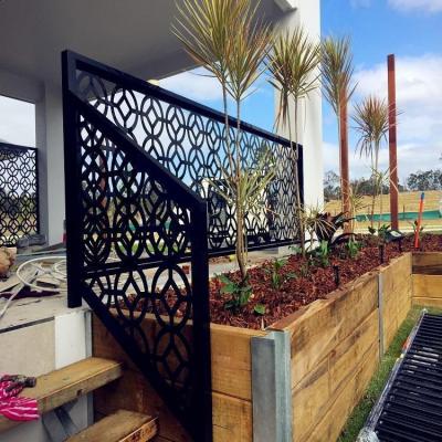 China Easily Assembled Decorative Garden Metal Screen Fencing Laser Cut Screen Panels For Outdoor for sale