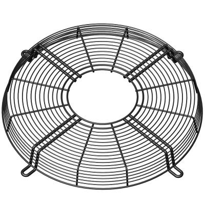 China Round Iron Mesh Fan Guard Security Shield Metal Finger Fan Guard Wire Basket Fan Cover for sale