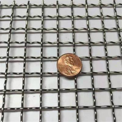 China Plain Weave Crimped Wire Mesh Stainless Steel Woven Wire Mesh Sand Sieving Mesh for sale