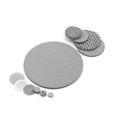 China Plain Weave Oil Filter Screen Mesh Filter Disc With Single Layer Multi Layer Rim for sale