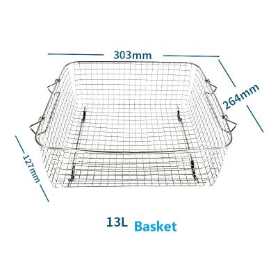 China Sustainable 304 Stainless Steel Mesh Basket Operating Room Instrument Cleaning And Disinfecting Basket for sale