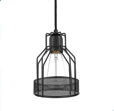 China Plain Weave Lamp Guard Pendant Light Shade Steel Wire Cage For Lamp for sale