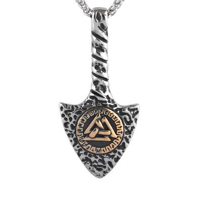 China Viking Necklace Thor Mjolnir Hammer Necklace Viking Jewelry Viking Jewelry Stainless Steel Norse for sale