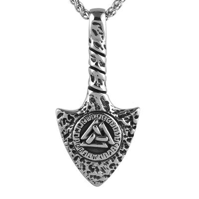 China Viking Necklace Thor Mjolnir Hammer Necklace Viking Jewelry Viking Jewelry Stainless Steel Norse for sale