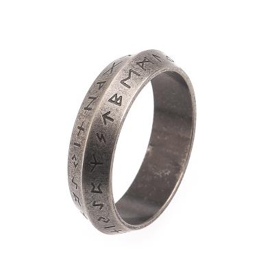 China Viking Jewelrox Viking Jewelry Stainless Viking Rune Ring Viking Steel Ring for sale