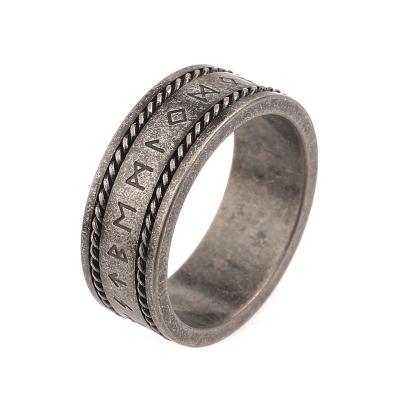 China Viking Jewelrox Viking Jewelry Stainless Viking Rune Ring Viking Steel Ring for sale