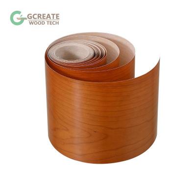 China Cherry Nature Veneer For Molding 0.3mm Colored Finish Painted High Quality Eco-friendly for sale