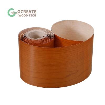 China High Quality Decorative Cherry Nature Wood Veneer For Wood Veneer 0.3mm Molding Eco - Friendly for sale