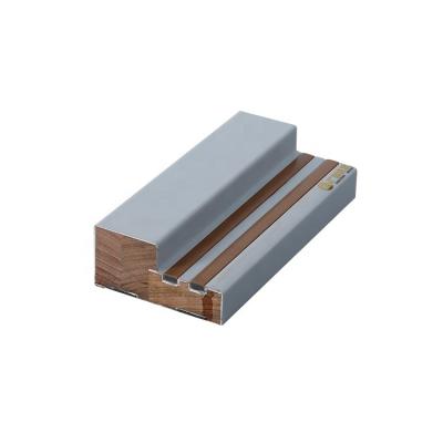 China Eco-Friendly Direct Custom Architrave Flat Plinth Door Lintel Decorative Factory Door Frame Wood Trim for sale