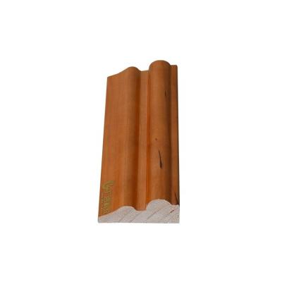 China Eco-friendly Pre-painted High Quality Nature Cherry Veneer Cornice Molding Designs Crown Molding Wood For Ceiling for sale