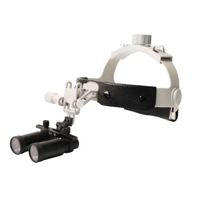 China New Headband Style Dental Medical Loupes 5.0X Surgical Binocular Dental Loupes 5.0X With Aluminum Box for sale