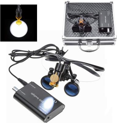 China Plastic LED Headlamp With Optical Filter And Dental Surgical Loupes for sale