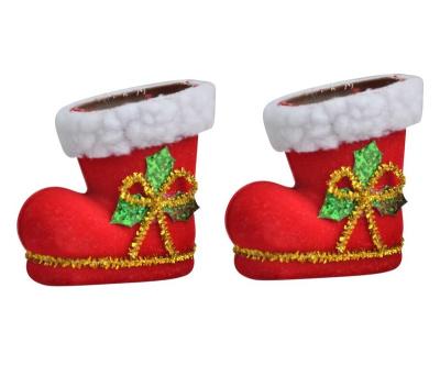 China Christmas Decoration Hot Sale Christmas Boots Train Home Decoration Party Decorations for sale