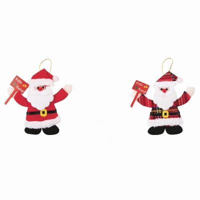 China New Christmas decoration design Christmas gift ideas with Christmas dolls with display a card for Christmas tree decoration for sale