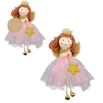 China Home Supplies Santa Tree Hanging Ornaments Cute Outdoor Angel Window Creative Ornaments Christmas Decoration Lovely Christmas Party Decors for sale