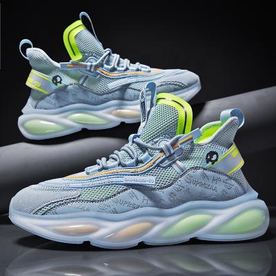 China Fashion Trend Men's Casual Shoes Sneakers 2021 Fashion Breathable Mesh Breathable Sneakers Custom Made Men's Shoes Fashion Style Man Sports Shoes for sale