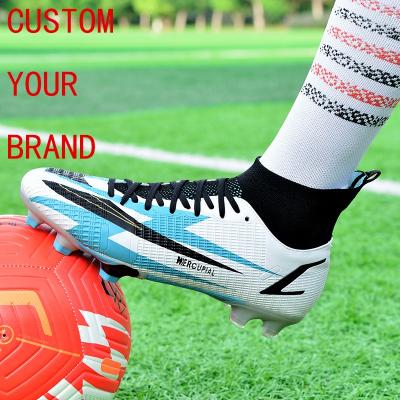 China Fashion jinbeile hot sale\comfortable\durable soccer boots on shoes high top football boots socks soccer shoes amazon logo football shoes custom sale high tops for sale