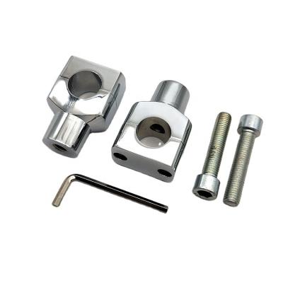 China Metal Engine Guard Crash Bar Mounting Foot Peg Clamps For Motorcycle for sale